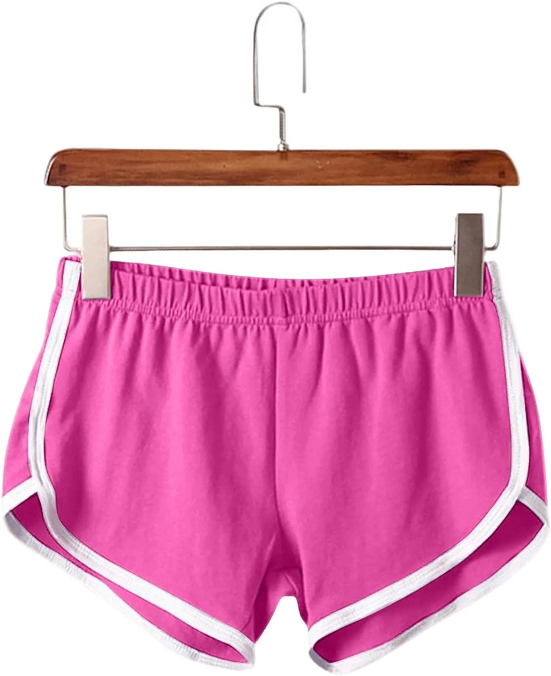 Women's Quick-Dry Running Shorts Workout Sport Layer Active Shorts with Pockets