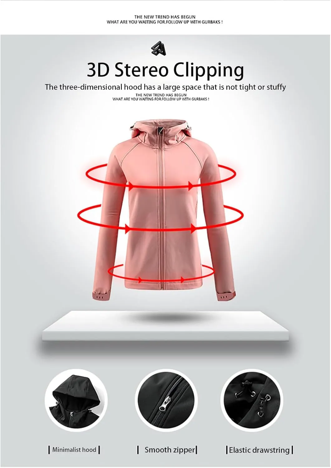 Women's Rain Jacket Plus Size Softshell Raincoat Fleece Lined Warm Hooded Windbreaker Waterproof Jackets With Pocket