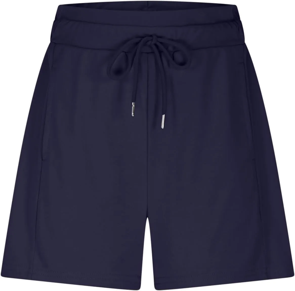 Women's Running Shorts with Pockets Summer High Waisted Drawstring Workout Shorts Casual Lounge Athletic Short Pants