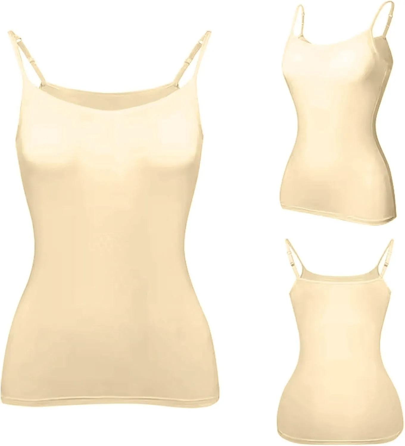 Womens Shelf Bra Tank Tops 2025 Basic Workout Camis Padded Yoga Shirt Cotton Undershirt