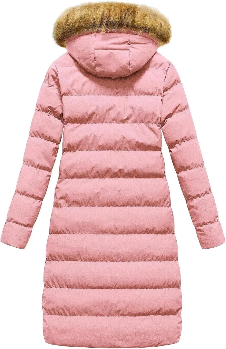 Womens Shiny Jacket With Removable Hood Winter Casual Going Out Parka Coat Long Plus Size Thicken Puffer Coat