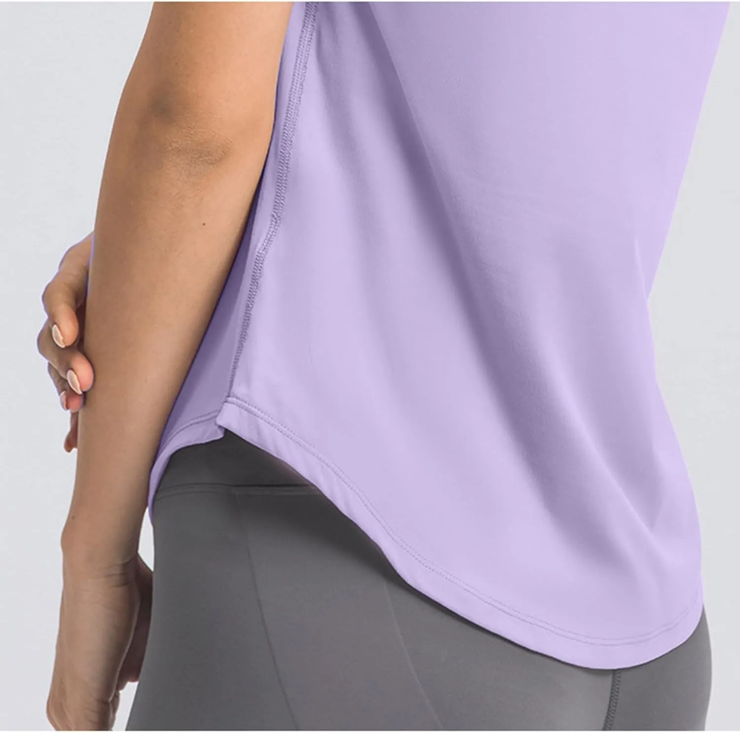 Women's Short Sleeve Shirt UPF Sun Protection T-Shirts Quick Dry Workout Gym Running Tops Basic Yoga Shirts