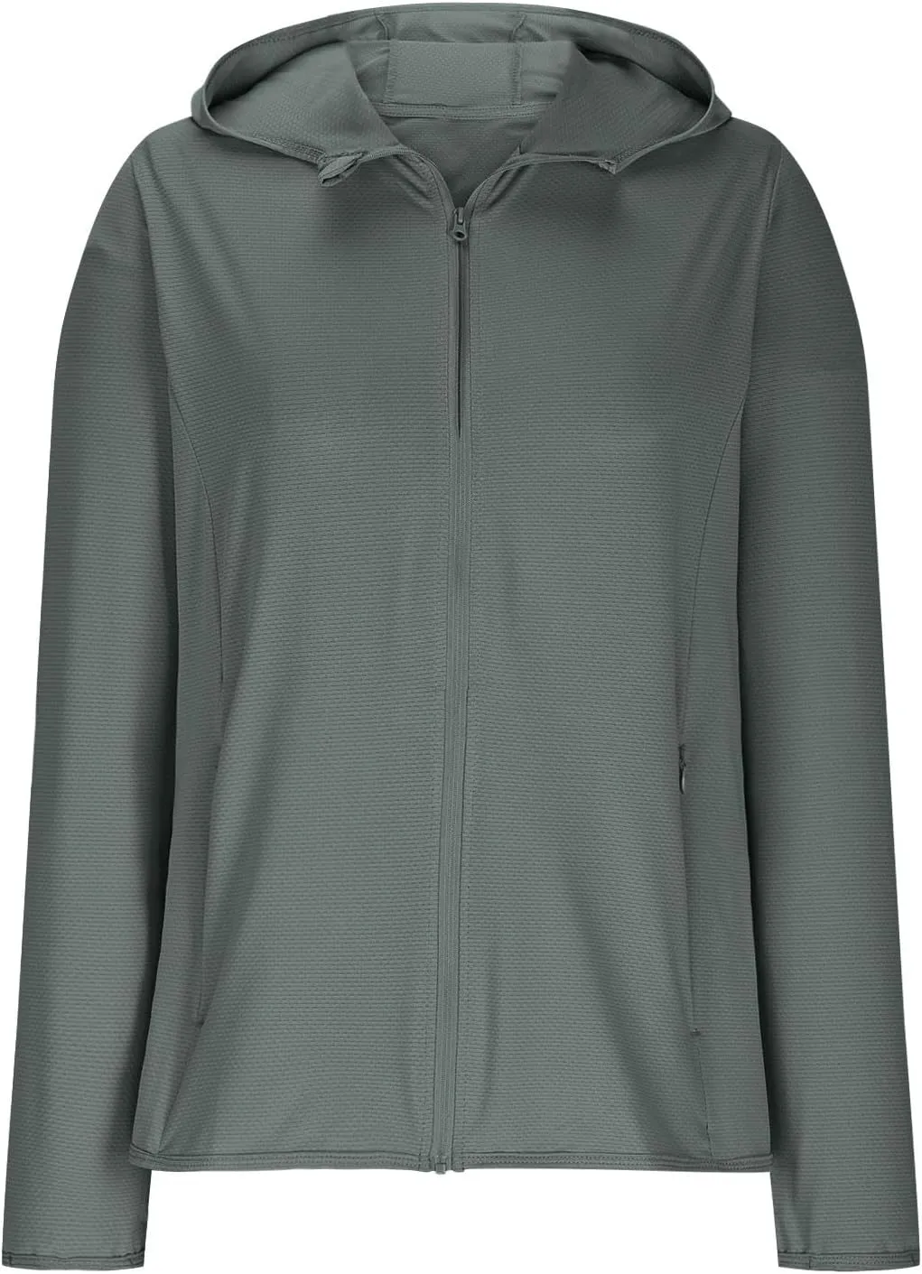 Womens Sun Shirts Full Zip UPF 50  Protection Hoodie Jacket Long Sleeve Hiking Outdoor Lightweight UPF50  Jackets