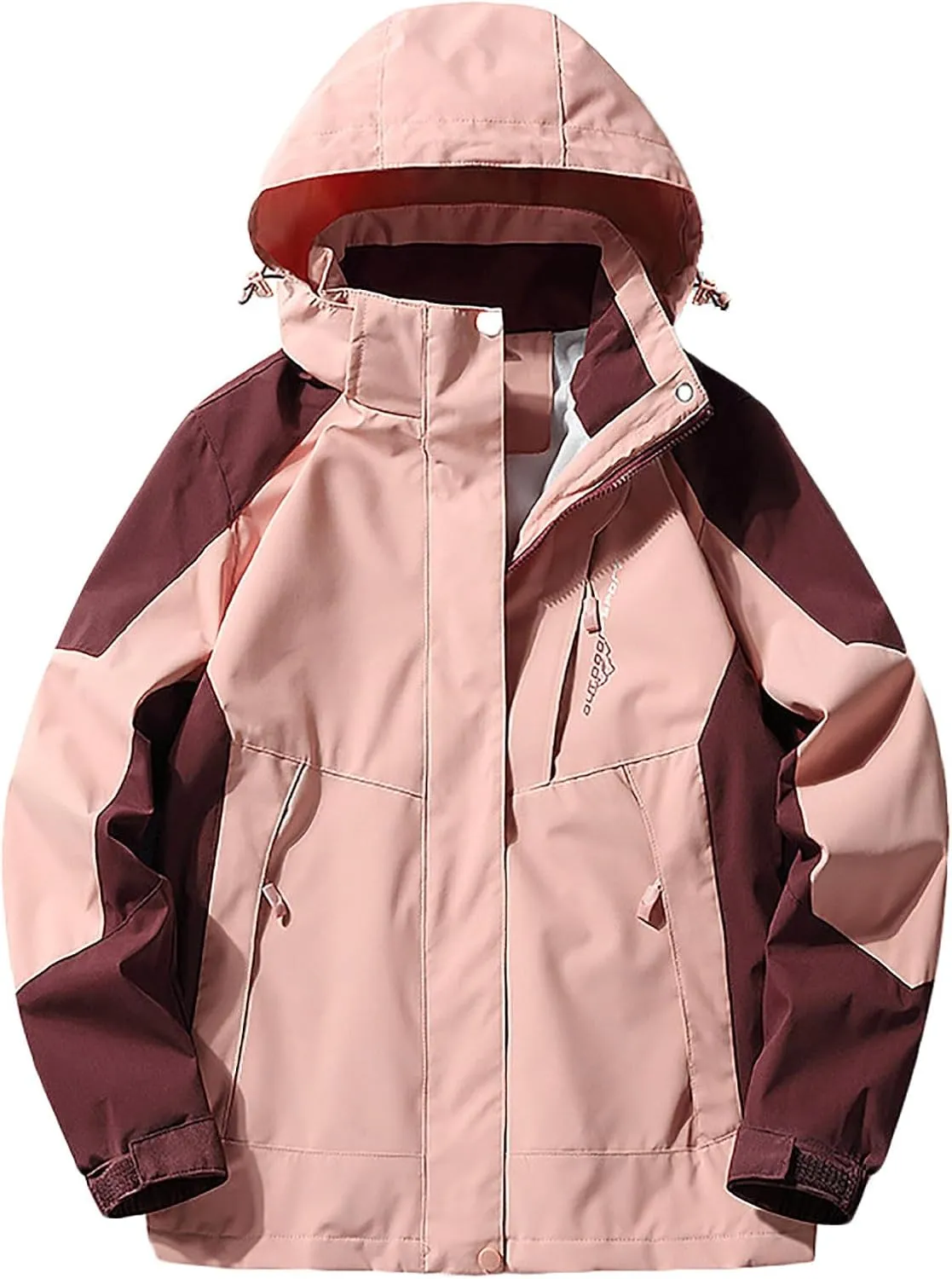 Women's Waterproof Cycling Jackets Outdoor Rain Jacket Packable Windproof Lightweight Windbreakers Running Jackets