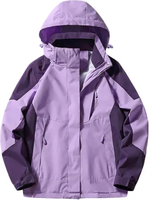 Women's Waterproof Cycling Jackets Outdoor Rain Jacket Packable Windproof Lightweight Windbreakers Running Jackets
