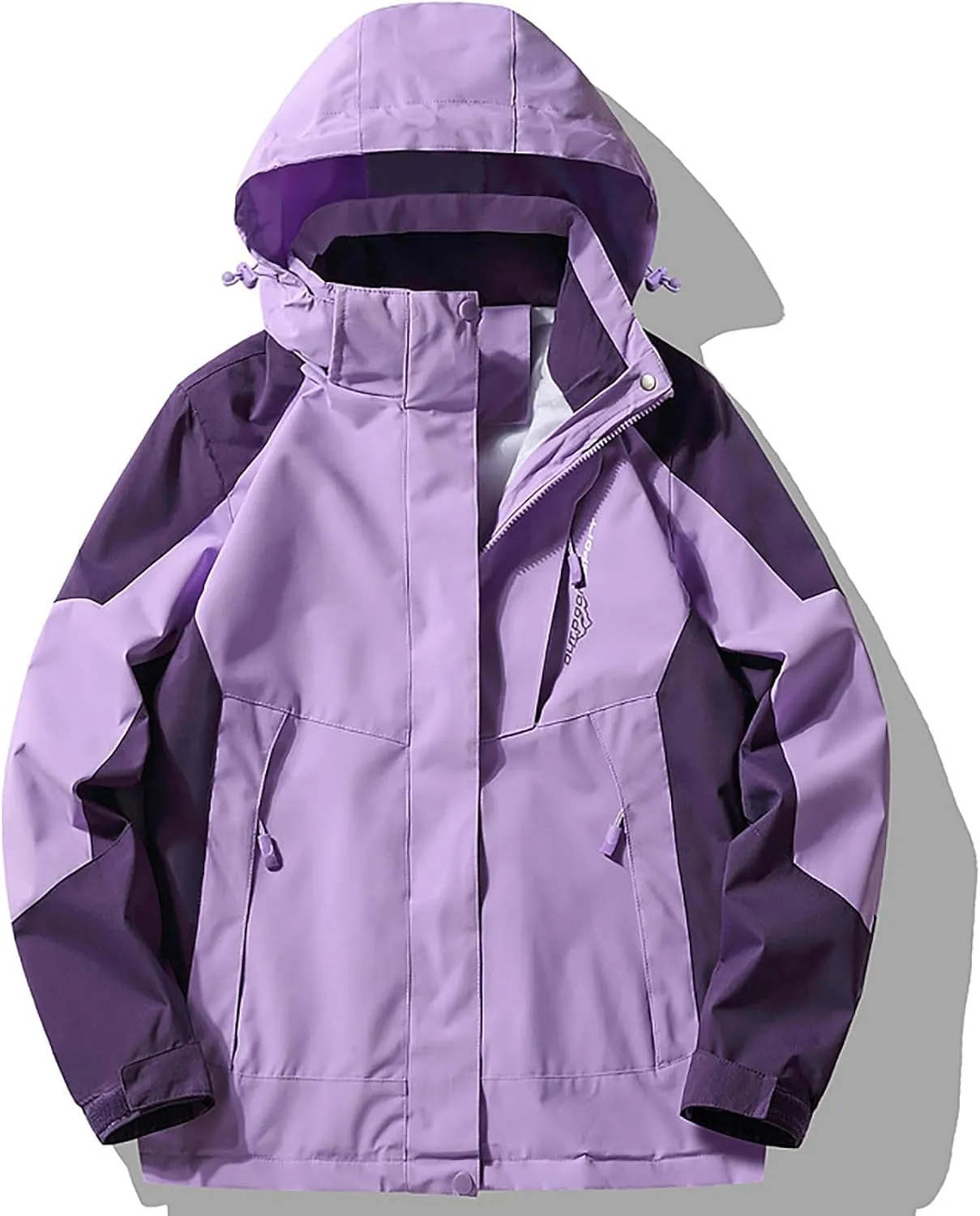 Women's Waterproof Cycling Jackets Outdoor Rain Jacket Packable Windproof Lightweight Windbreakers Running Jackets