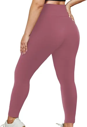 Womens Workout Leggings High Waisted, Plus Size Gym Clothes for Women,Tall Leggings for Women Long 34 Inseam
