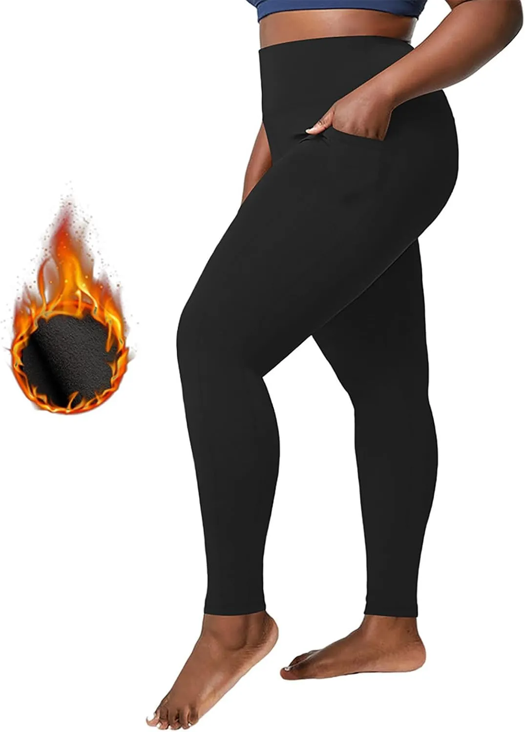 Womens Workout Leggings High Waisted, Plus Size Gym Clothes for Women,Tall Leggings for Women Long 34 Inseam