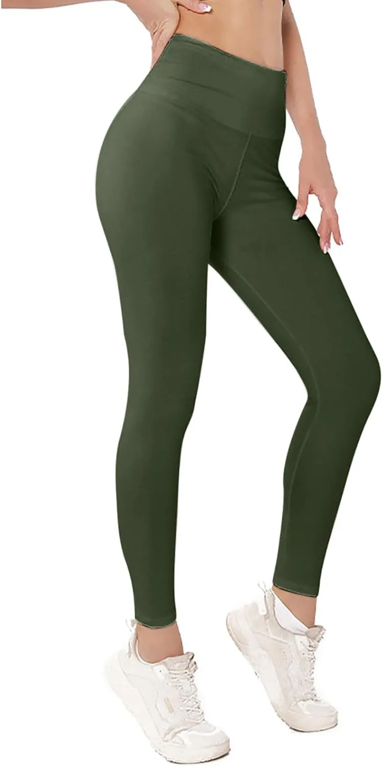 Women's Workout Leggings, High Waisted, Tummy Control, Yoga Pants, Office Dress, Petite, Tall, Black
