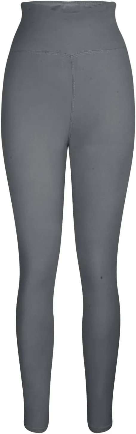 Women's Workout Leggings, High Waisted, Tummy Control, Yoga Pants, Office Dress, Petite, Tall, Black