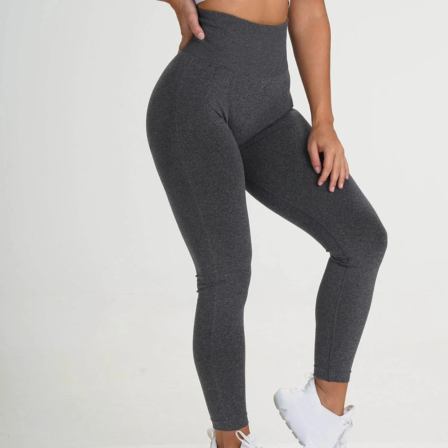 Women's Workout Leggings, High Waisted, Tummy Control, Yoga Pants, Office Dress, Petite, Tall, Black