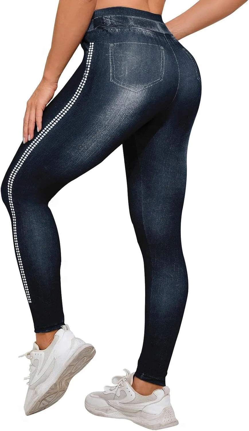 Womens Yoga Pants, Stretch Active Pants for Women Petite,Tummy Control Workout Leggings with Pockets