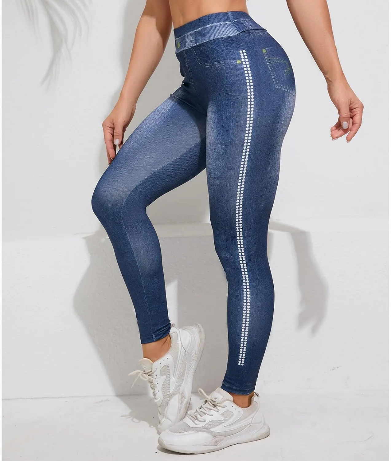 Womens Yoga Pants, Stretch Active Pants for Women Petite,Tummy Control Workout Leggings with Pockets