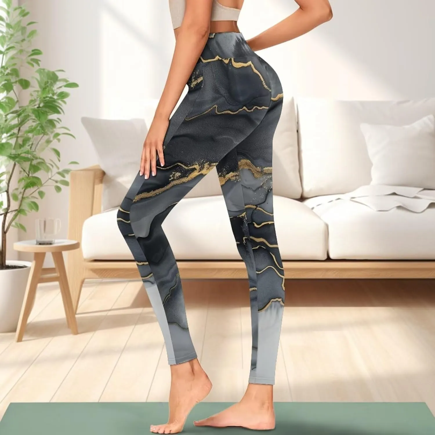 Women's Yoga Pants with Pockets Leggings 2025 Trendy Athletic Workout Workout Gym Leggings Pilates Dance
