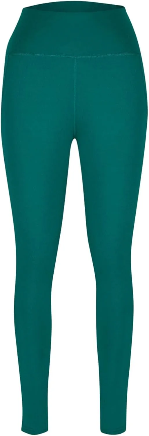 Work Bottoms for Women, Yoga Pants Women Fold Over Waist,Fold Over Leggings Y2K,Yoga Pants Women Cotton