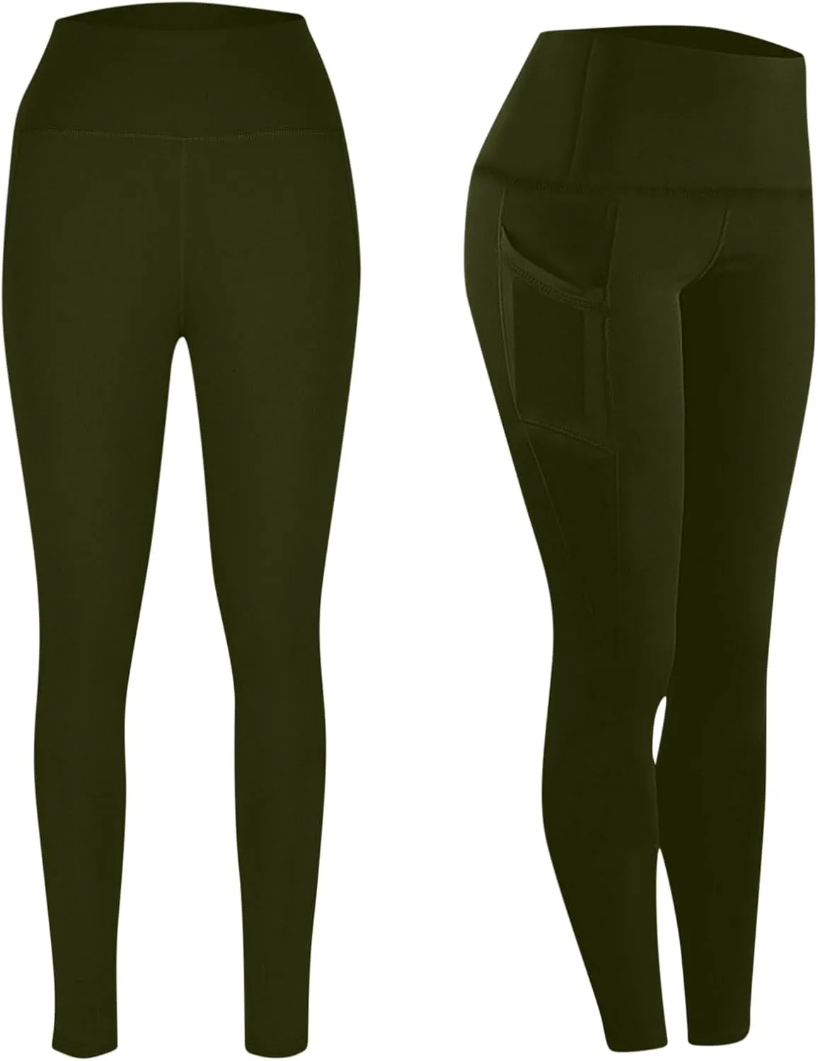 Work Bottoms for Women, Yoga Pants Women Fold Over Waist,Fold Over Leggings Y2K,Yoga Pants Women Cotton