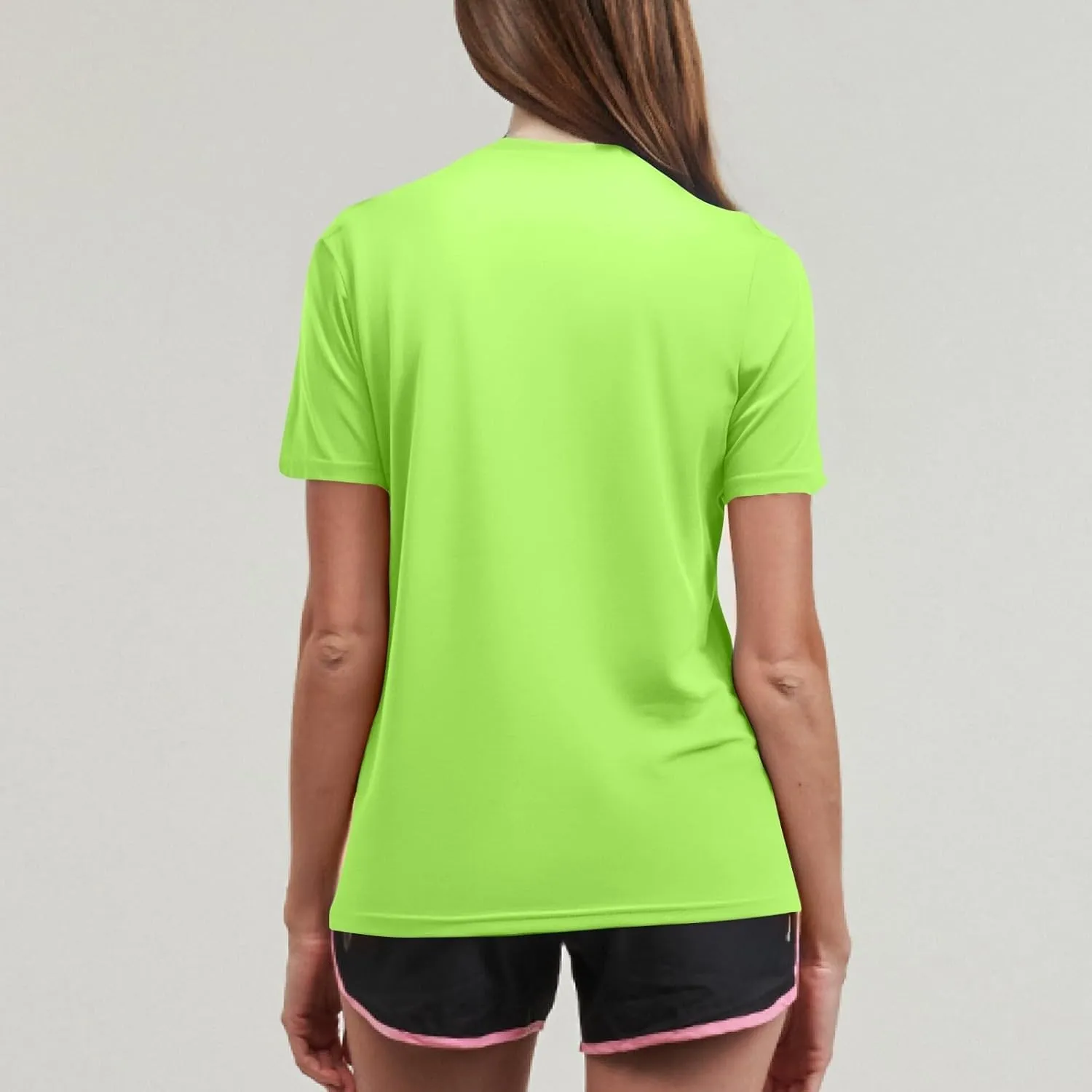 Workout Shirts Women Short Sleeve Crew Neck Plain T Shirts Casual Summer Textured Waffle Knit Tops Hiking Shirts
