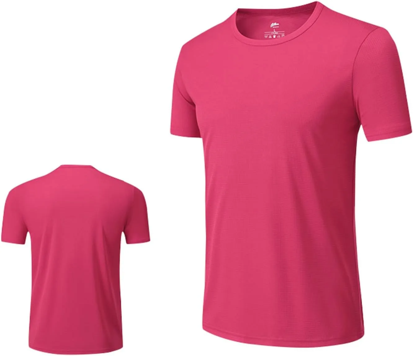 Workout Shirts Women Short Sleeve Crew Neck Plain T Shirts Casual Summer Textured Waffle Knit Tops Hiking Shirts
