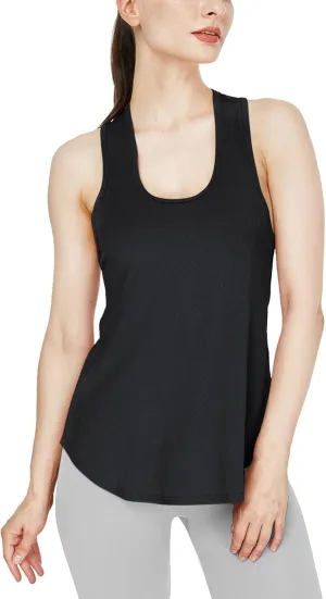 Workout Tank Tops for Women 2025 Quick Dry Comfy Athletic Gym Tops Solid Sleeveless Sports Running Shirts