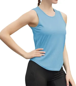 Workout Tank Tops for Women 2025 Quick Dry Comfy Athletic Gym Tops Solid Sleeveless Sports Running Shirts