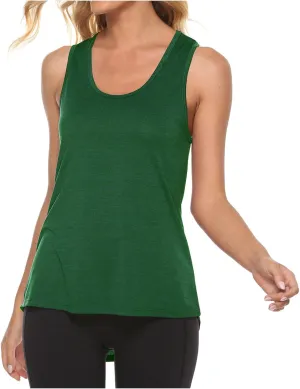 Workout Tops for Women Racerback Open Back Tank Tops Sleeveless Exercise Running Yoga Shirts Athletic Gym Clothes