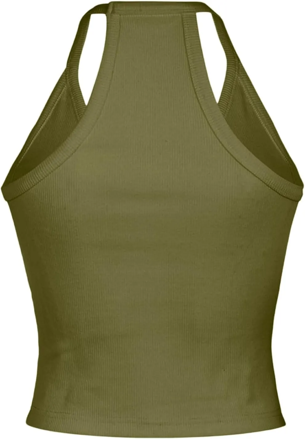 Workout Yoga Tops for Women Racerback Basic Tank Summer Spaghetti Strap Camisole V Neck Slim Fit Ribbed Sleeveless