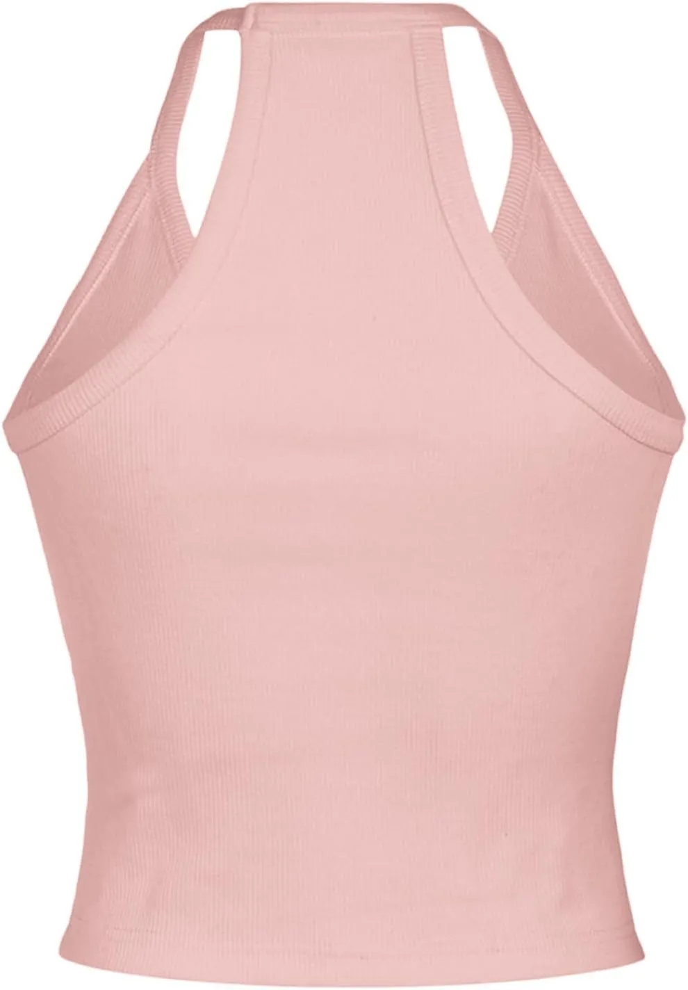 Workout Yoga Tops for Women Racerback Basic Tank Summer Spaghetti Strap Camisole V Neck Slim Fit Ribbed Sleeveless