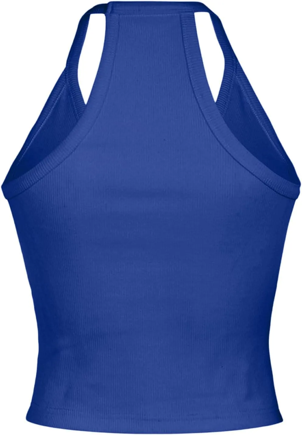 Workout Yoga Tops for Women Racerback Basic Tank Summer Spaghetti Strap Camisole V Neck Slim Fit Ribbed Sleeveless