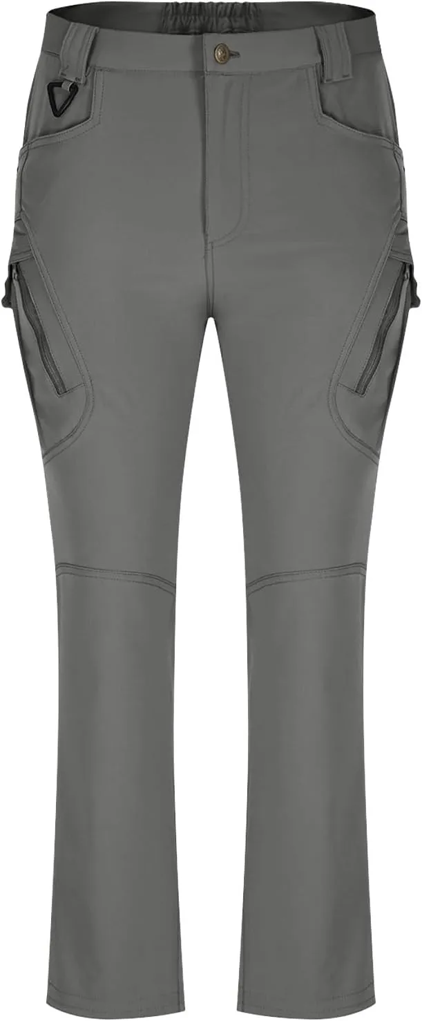 Xiaojmake Tactical Pants for Men Water Resistant Hiking Cargo Pant with Multi Pockets Waterproof Quick Dry Work Pants Stretch