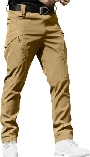 Xiaojmake Tactical Pants for Men Water Resistant Hiking Cargo Pant with Multi Pockets Waterproof Quick Dry Work Pants Stretch