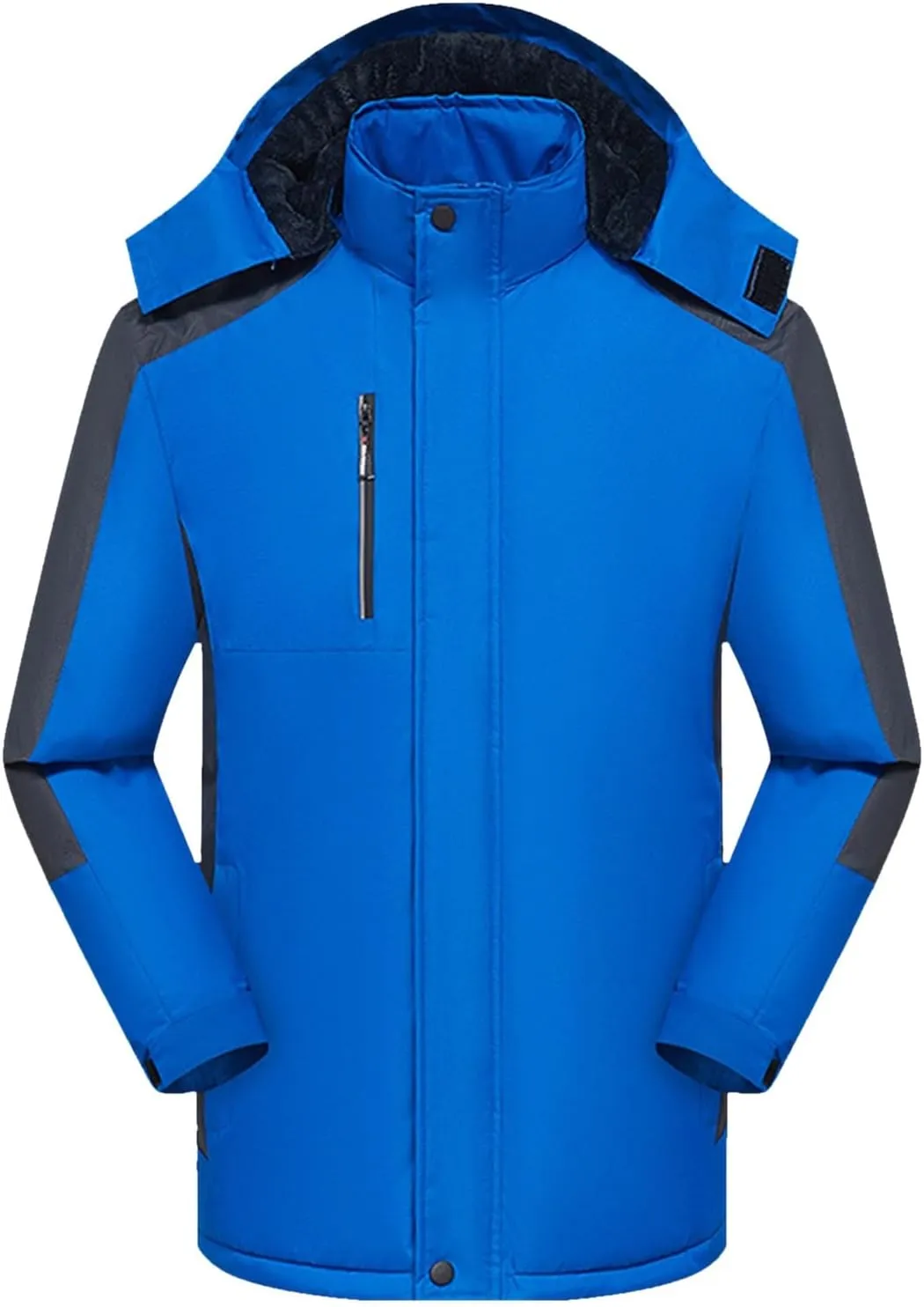 Ymosrh Men's Jackets Hooded Waterproof Windproof Raincoat Jacket Mens, M-4XL