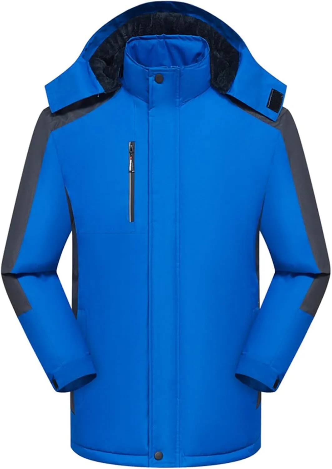 Ymosrh Men's Jackets Hooded Waterproof Windproof Raincoat Jacket Mens, M-4XL