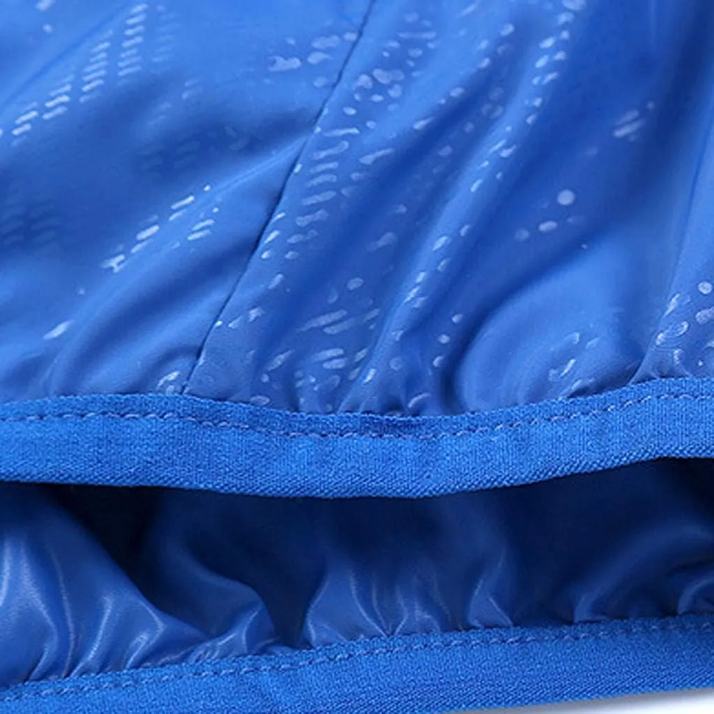 Ymosrh Men's Jackets Lightweight Waterproof Coated Hooded Rain Jacket Windbreaker Jacket, M-3XL