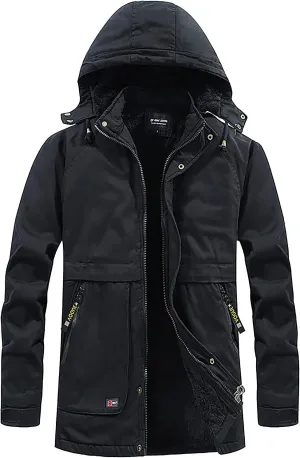 Ymosrh Men's Jackets Rain Jacket Waterproof With Hooded Hiking Coat Lightweight Windbreaker Coats, M-4XL
