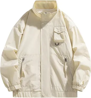 Ymosrh Men's Rain Jackets Waterproof Jackets with Hood Raincoat Lightweight Windbreaker Outdoors Suits Jacket, M-5XL