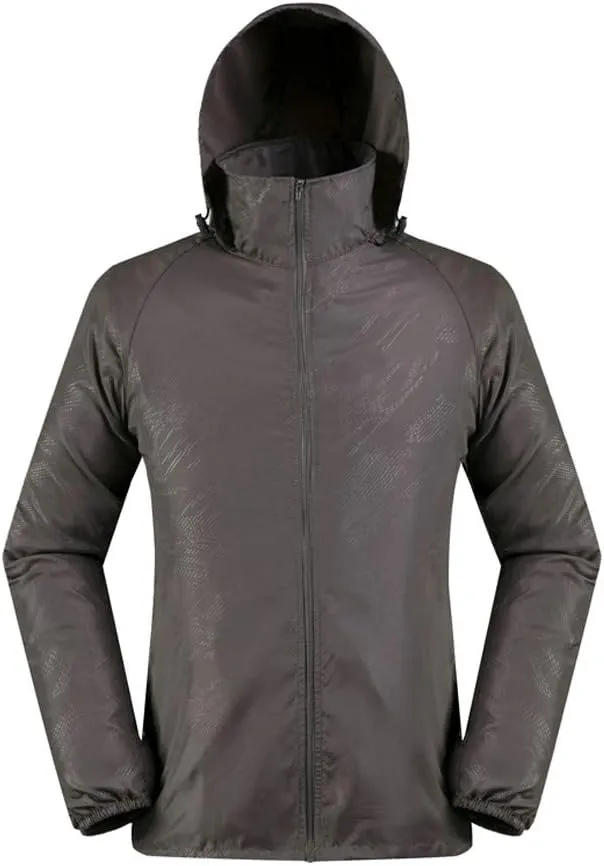 Ymosrh Men's Waterproof Jackets Jackets With Hood Raincoat Lightweight Windbreaker Outdoors Suits Winter Jackets, S-5XL