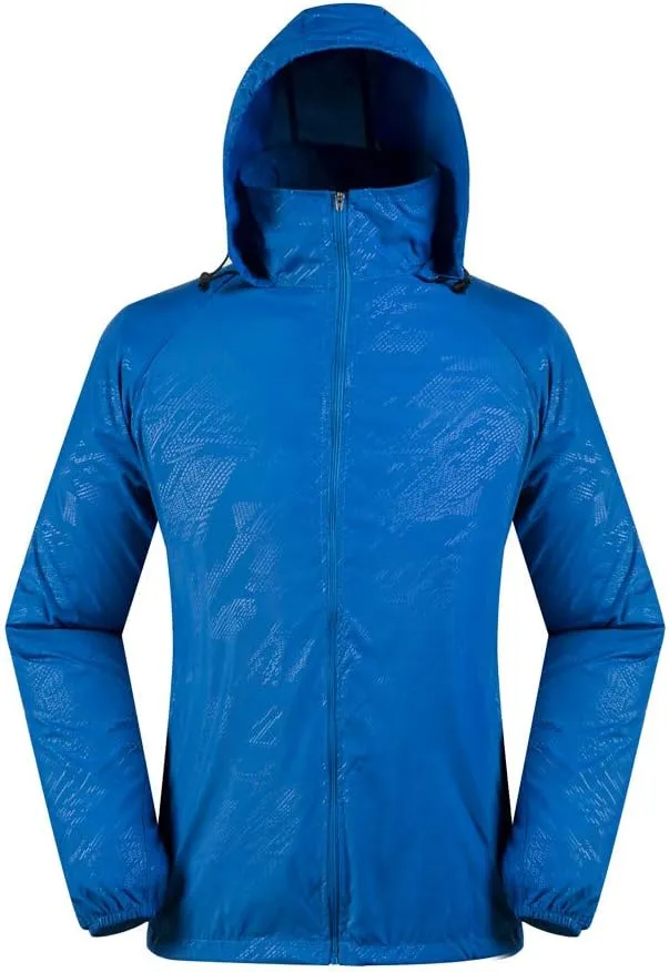 Ymosrh Men's Waterproof Jackets Jackets With Hood Raincoat Lightweight Windbreaker Outdoors Suits Winter Jackets, S-5XL