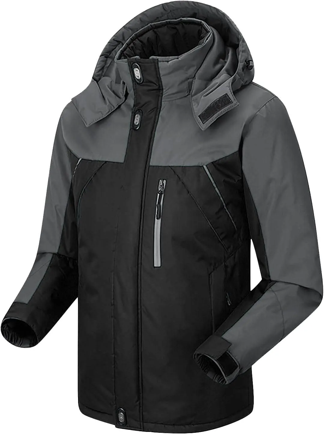 Ymosrh Men's Waterproof Jackets Rain Jackets Outdoor Lightweight Softshell Raincoat Hiking Travel Jackets, M-4XL