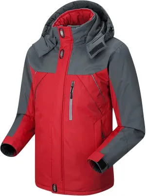 Ymosrh Men's Waterproof Jackets Rain Jackets Outdoor Lightweight Softshell Raincoat Hiking Travel Jackets, M-4XL