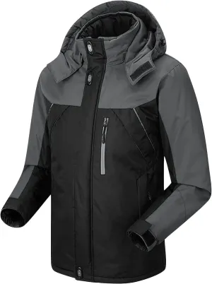 Ymosrh Men's Waterproof Jackets Rain Jackets Outdoor Lightweight Softshell Raincoat Hiking Travel Jackets, M-4XL