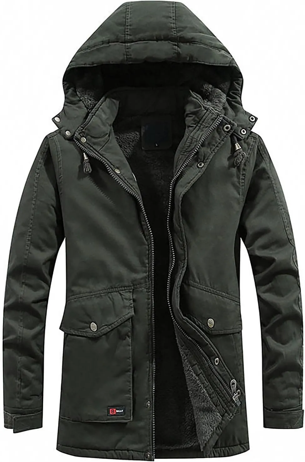 Ymosrh Men's Waterproof Jackets Windproof Mountain Sport Jacket Hooded Windbreaker Raincoat Packable Jacket, M-4XL