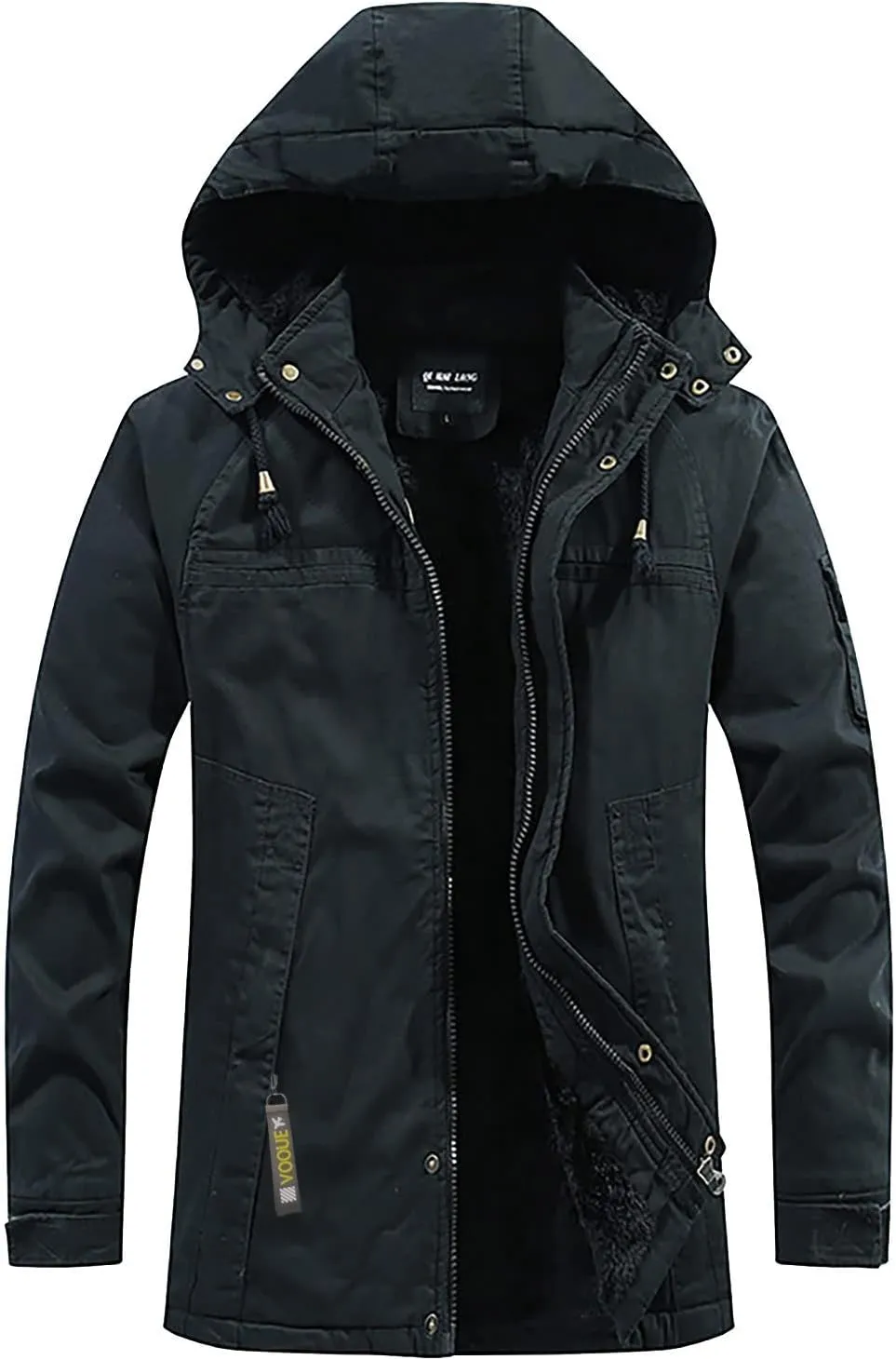 Ymosrh Men's Waterproof Jackets Windproof Mountain Sport Jacket Hooded Windbreaker Raincoat Packable Jacket, M-4XL