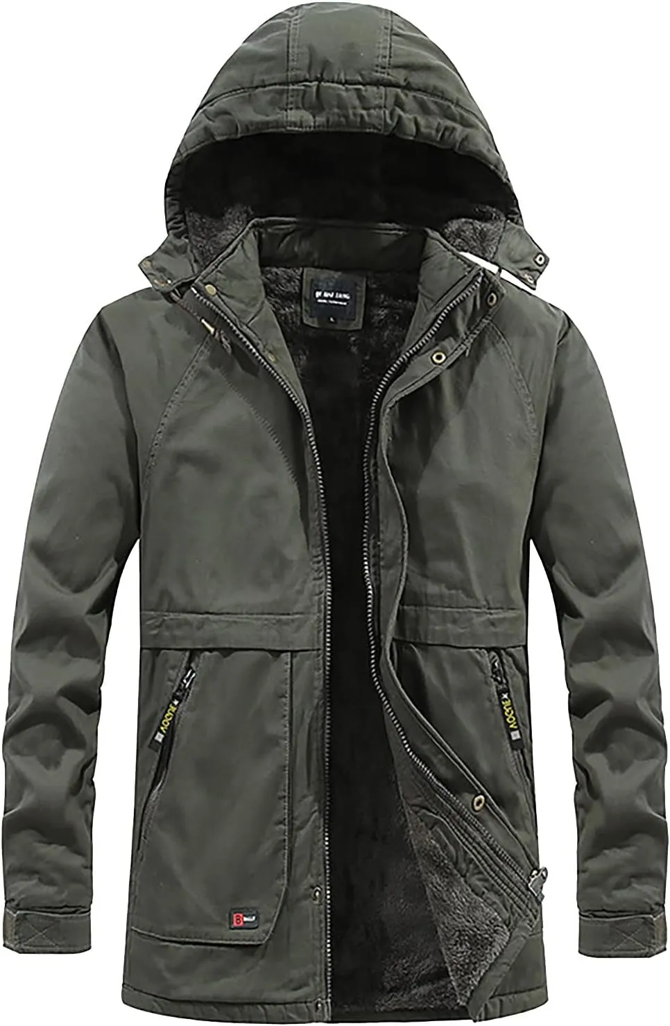 Ymosrh Men's Waterproof Jackets Windproof Mountain Sport Jacket Hooded Windbreaker Raincoat Packable Jacket, M-4XL