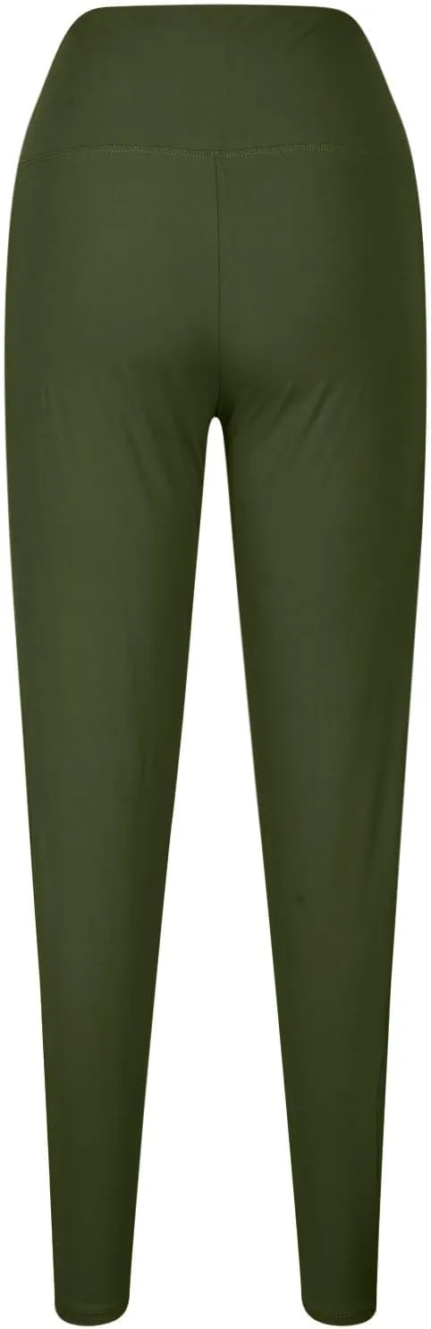 Yoga Leggings with Pockets for Women, Dress Pants for Women Business Casual,High Waisted Cargo Pants