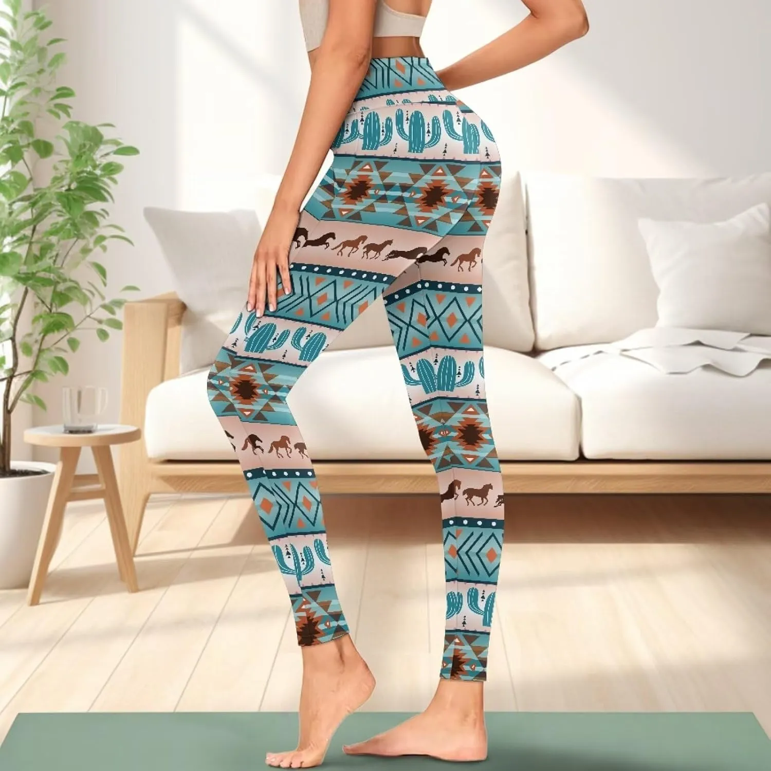 Yoga Pants Leggings with Pockets for Women High Waisted Butt Lifting Buttery Soft Athletic Workout Gym Pants