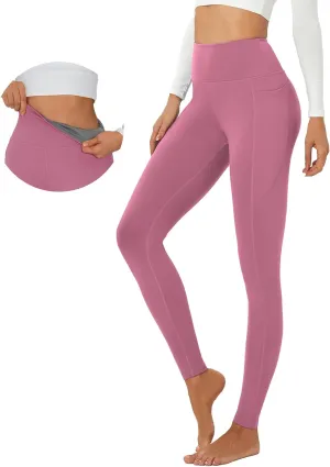 Yoga Pants Women Tummy Control Leggings for Women Active Gym Pants High Waisted Workout Leggings with Pockets