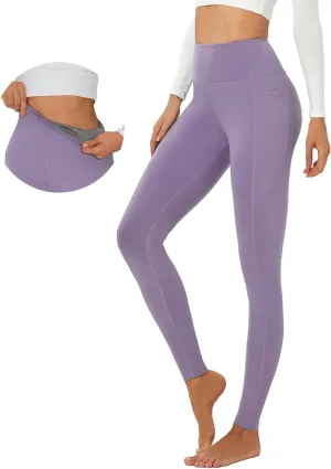 Yoga Pants Women Tummy Control Leggings for Women Active Gym Pants High Waisted Workout Leggings with Pockets