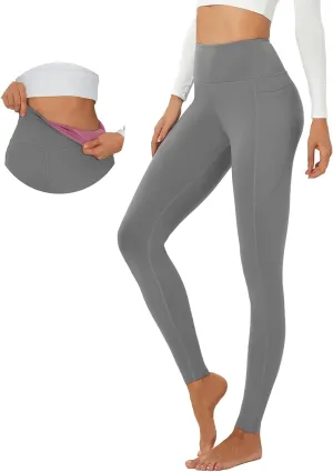 Yoga Pants Women Tummy Control Leggings for Women Active Gym Pants High Waisted Workout Leggings with Pockets