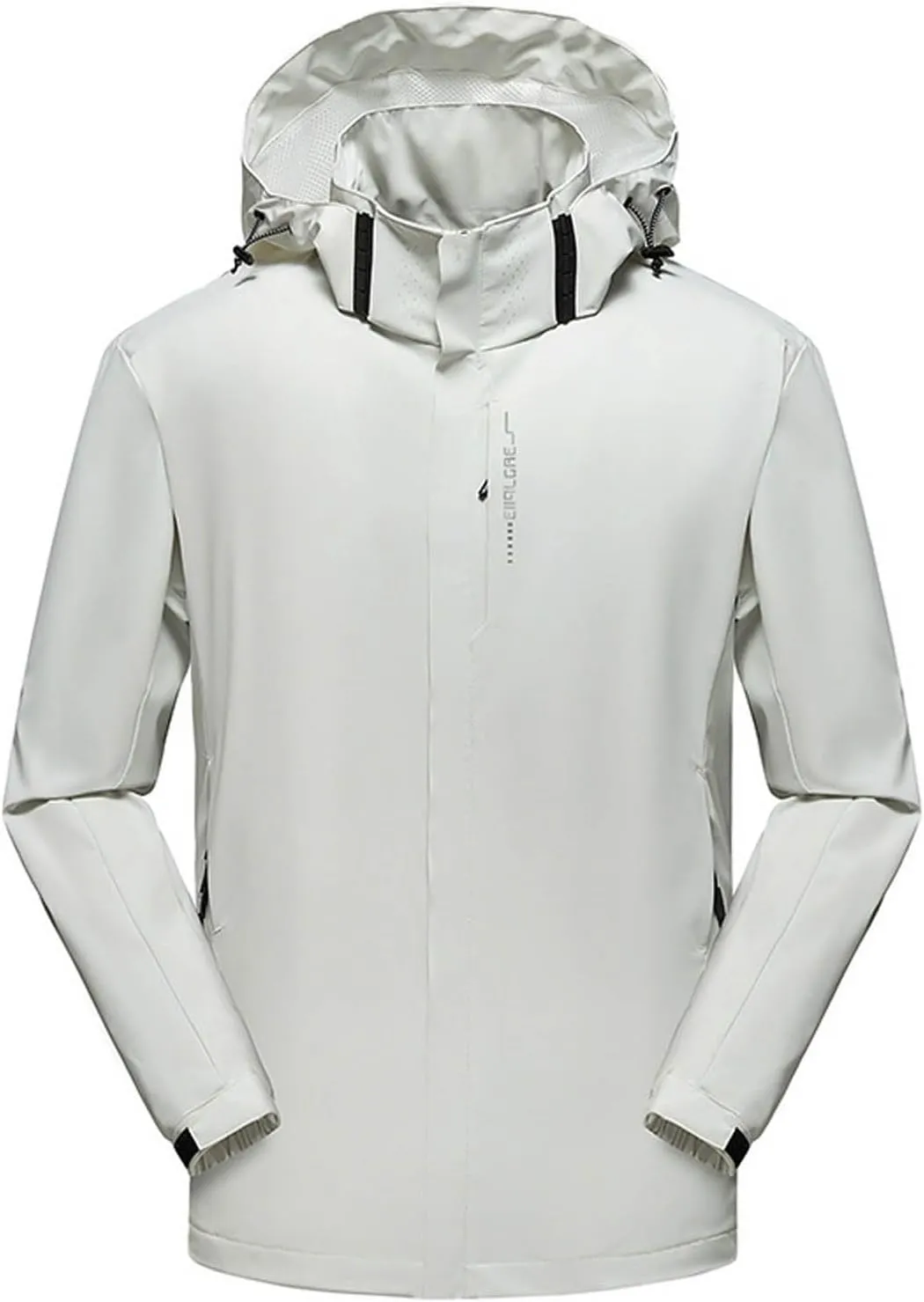 Zeiyignr Men's Mountain Waterproof Ski Jacket Hiking Hooded Windbreakers Windproof Raincoat Lightweight Snow Coat Parka Coats